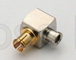 (image for) MCX Right Angle Plug for .085 Semi-Rigid - 75 ohm - Click Image to Close