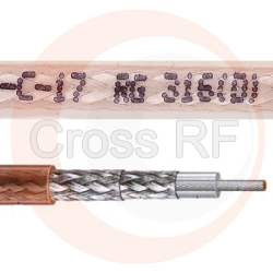 (image for) RG-316 double shield cable assembly