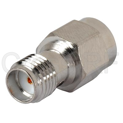 (image for) SMA Slide-On Plug to SMA Female Adapter - stainless