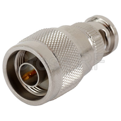 (image for) 75 ohm BNC Male to N Male Adapter