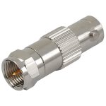 (image for) 75 ohm F Male to BNC Female Adapter