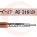 (image for) RG-316/U bulk coaxial cable; per foot