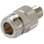 (image for) 75 ohm N Female to F Female Adapter