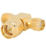 (image for) SMA Female-Male-Female T Adapter