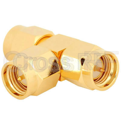 (image for) SMA Male-Male-Male T Adapter