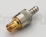 (image for) MCX Straight Plug for RG179 - 75 ohm