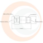 (image for) SMA 1 watt reverse polarity attenuator; DC to 3GHz
