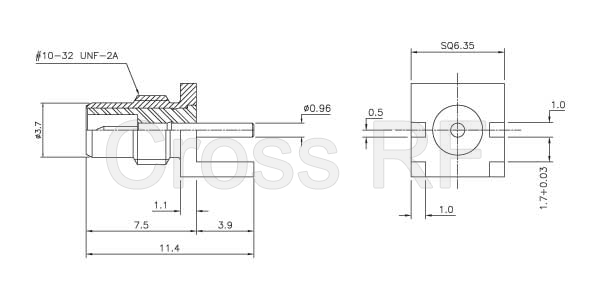 (image for) SMC End Launch PCB Jack