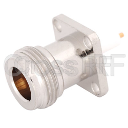 (image for) N Female 4 Hole Panel Receptacle with seal