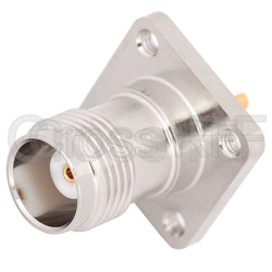 (image for) TNC Female 4 Hole Panel Receptacle