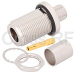 (image for) N Bulkhead Jack for RG400 Crimp