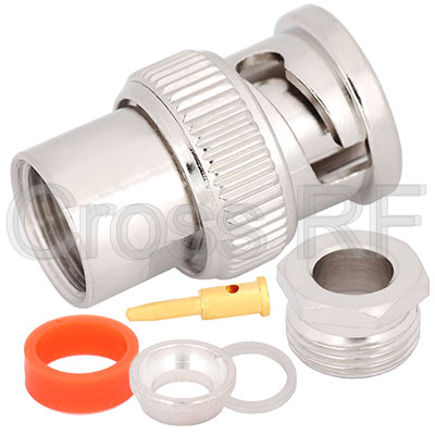 (image for) BNC Straight Male for RG400 - Clamp