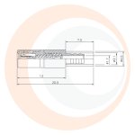 (image for) SSMB Straight Plug for RG-316