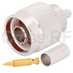 (image for) N Straight Male for RG400 Crimp