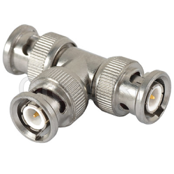 (image for) BNC Male-Male-Male T Adapter