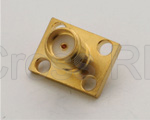 (image for) SMA Female 4 Hole Panel Receptacle