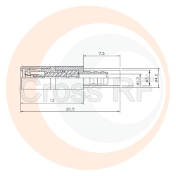 (image for) SSMB Straight Plug for RG-316 D/S