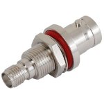 (image for) SMA Bulkhead Female to BNC Female Adapter