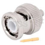 (image for) BNC Straight Male for .085 Semi-Rigid