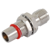(image for) SMA Female to BMA Bulkhead Plug Adapter
