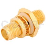 (image for) SMA Female to SMA Bulkhead Female Adapter