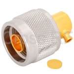 (image for) N Right Angle Male for .085 Semi-Rigid