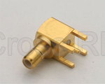 (image for) SMB Right Angle PCB Jack 75 ohm