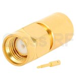 (image for) SMA Straight Male for .250 Semi-Rigid