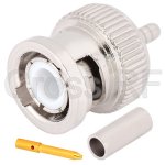 (image for) BNC Straight Male for RG316 Crimp