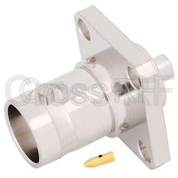 (image for) BNC Female 4 Hole Panel for .085 Semi-Rigid