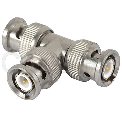 (image for) BNC Male-Male-Male T Adapter