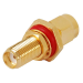 (image for) SMA Male to SMA Bulkhead Female Adapter