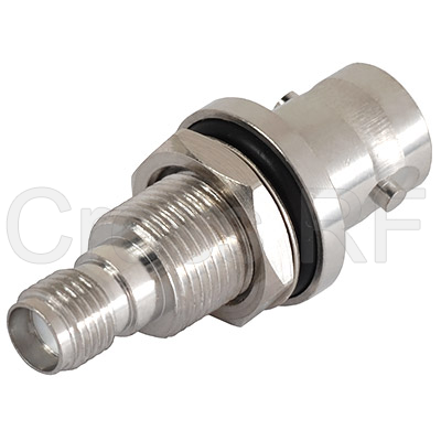 (image for) SMA Bulkhead Female to BNC Female Hermetic Adapter
