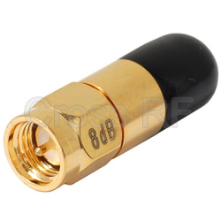 (image for) SMA 1 watt attenuator; DC to 3GHz; 8dB
