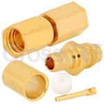 (image for) SSMC Straight Plug for RG316, RG174 - Captive contact
