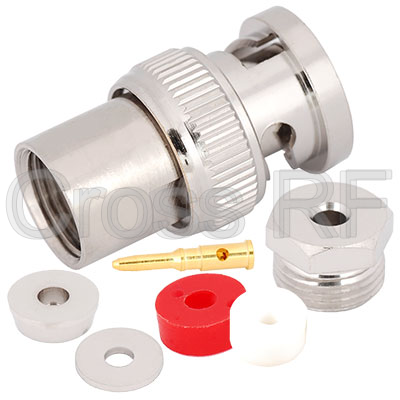 (image for) BNC Straight Male for RG316 - Clamp