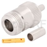 (image for) N Straight Female for RG400 Crimp