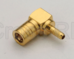 (image for) SMB Right Angle Plug for RG178