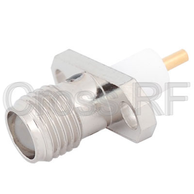 (image for) SMA Female 2 Hole Panel Receptacle