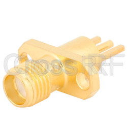 (image for) SMA Female 2 Hole Panel Receptacle