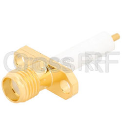 (image for) SMA Female 2 Hole Panel Receptacle