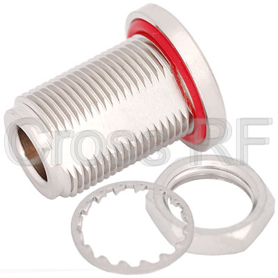 (image for) N Bulkhead Jack for .141 Semi-Rigid