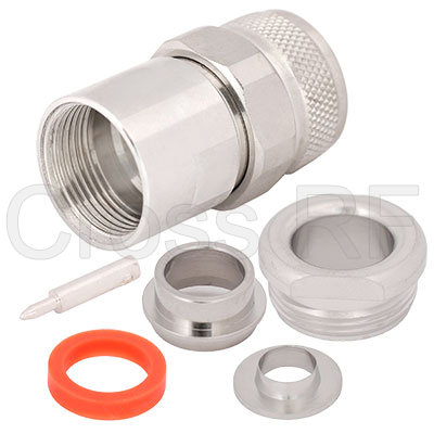 (image for) N Straight Male for RG-214 Clamp