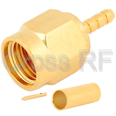 (image for) SMA Straight Male for RG-178 for Crimp
