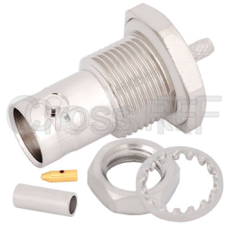 (image for) BNC Bulkhead Female for RG179 - 75 ohm