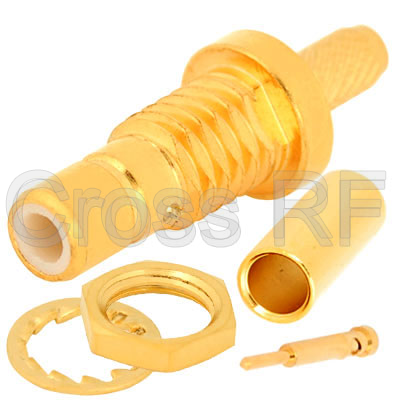 (image for) SMB Bulkhead Jack for RG316