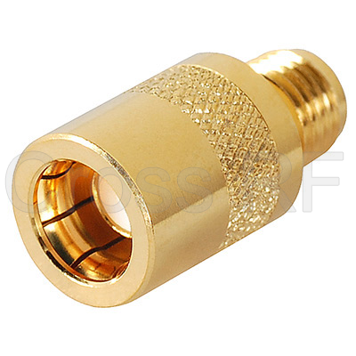 (image for) RP-SMA Push-On Plug to SMA Female Adapter