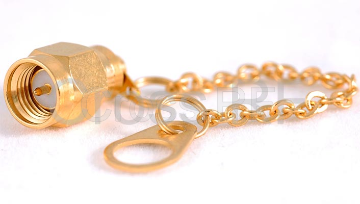 (image for) 1 Watt SMA Male Termination with Chain; DC to 6 GHz