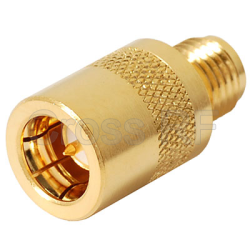 (image for) SMA Push-On Plug to SMA Female Adapter