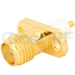 (image for) SMA Female 2 Hole Panel Receptacle